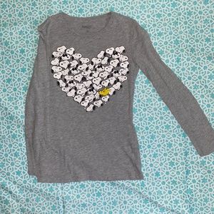 Light grey Peanuts teeshirt